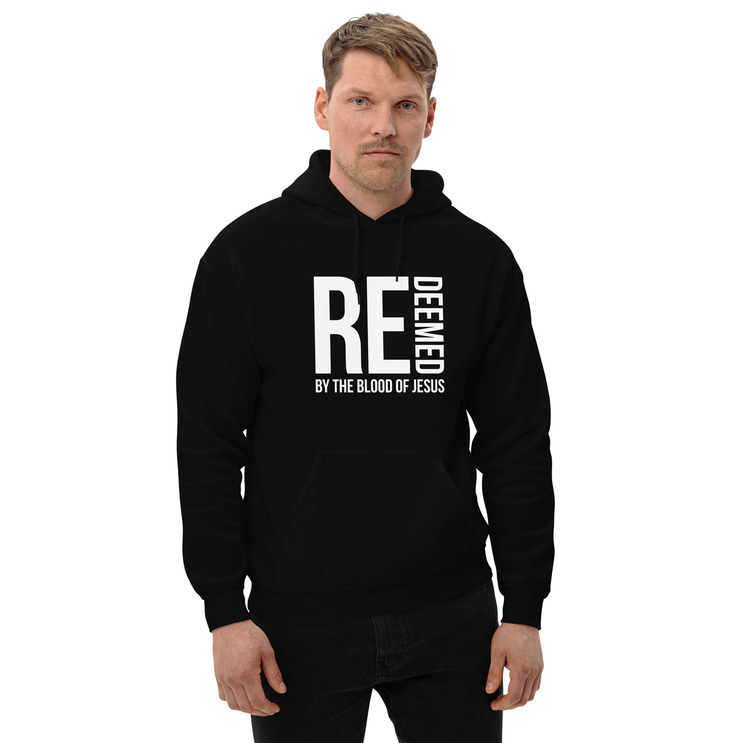 Redeemed By The Blood Of Jesus Men's Hoodie