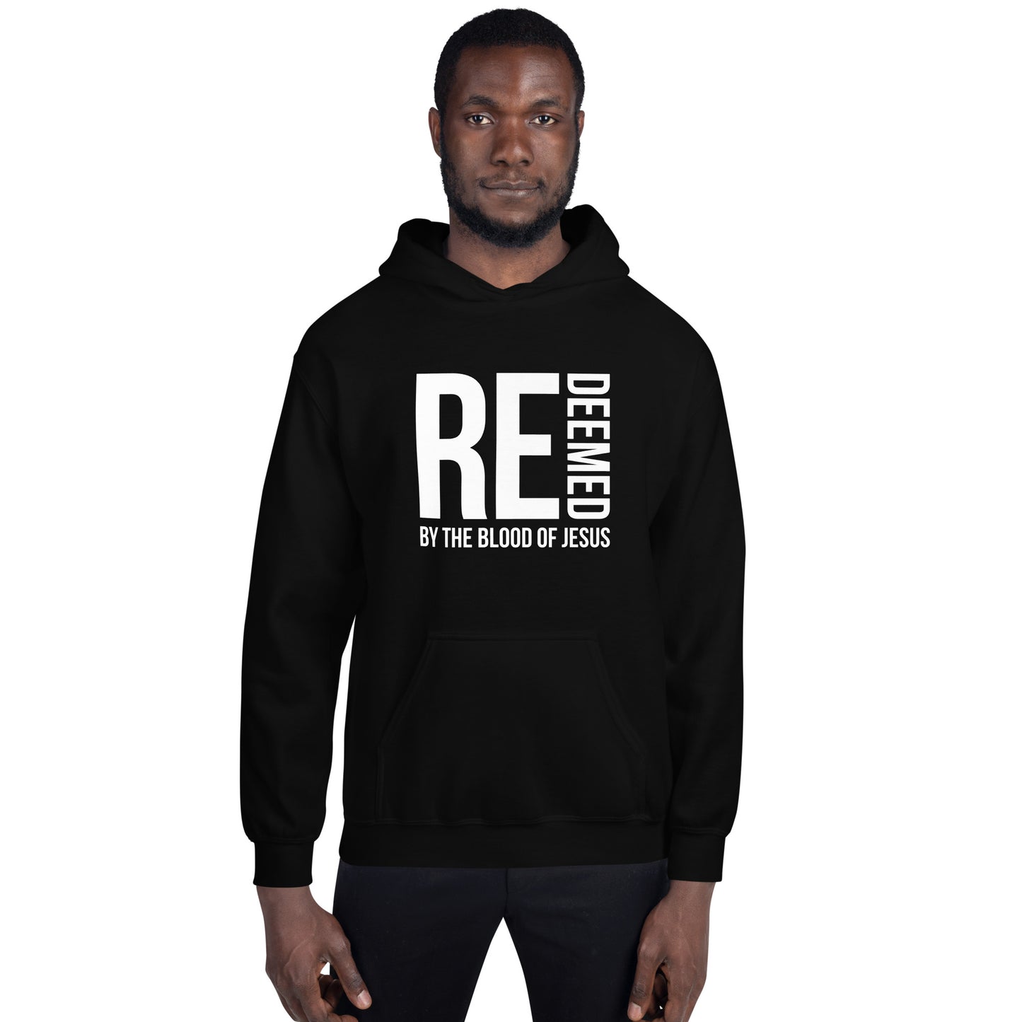 Redeemed By The Blood Of Jesus Men's Hoodie