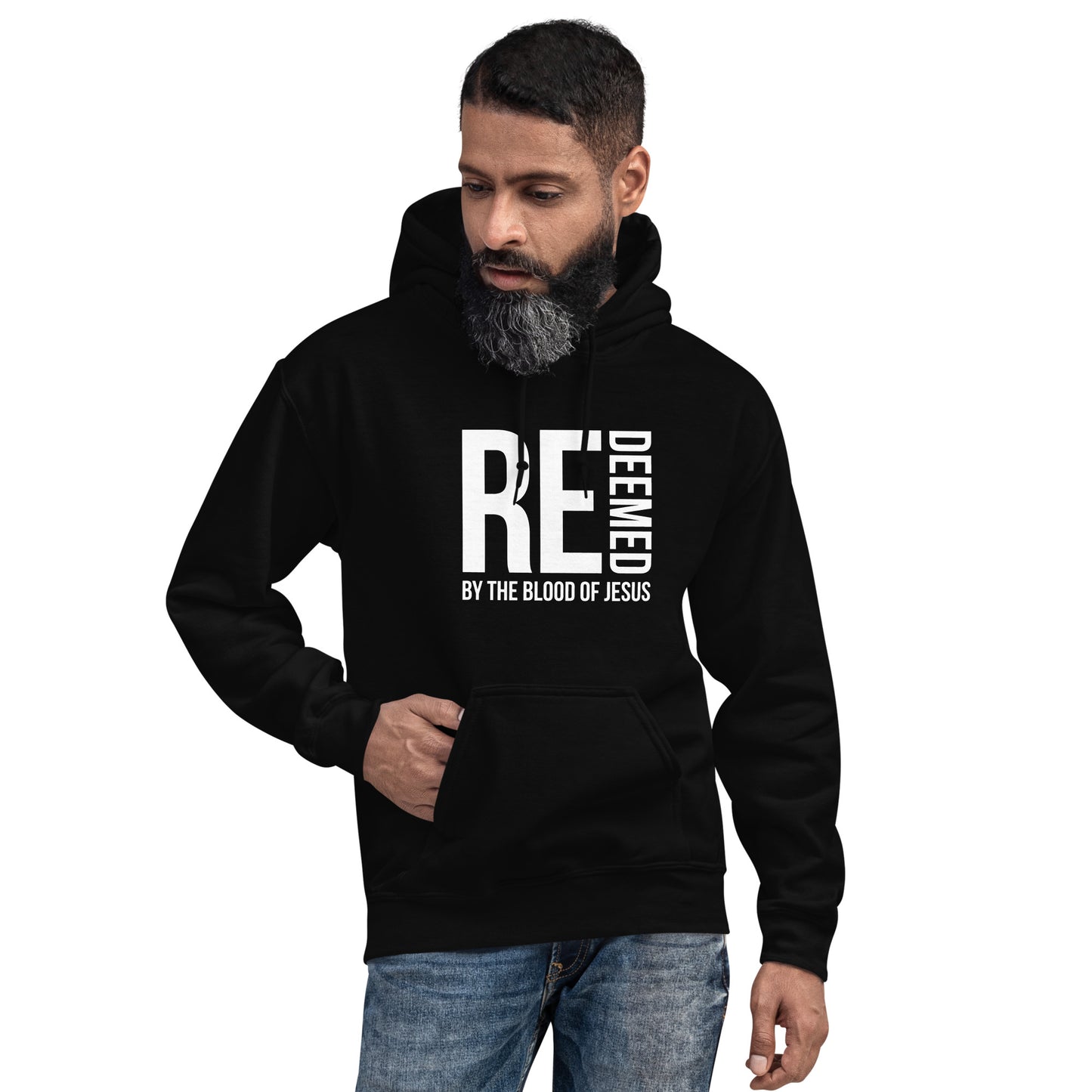 Redeemed By The Blood Of Jesus Men's Hoodie