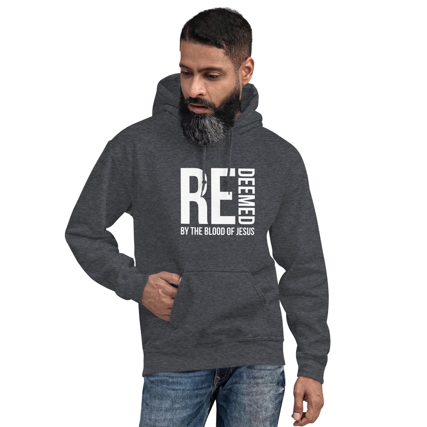 Redeemed By The Blood Of Jesus Men's Hoodie