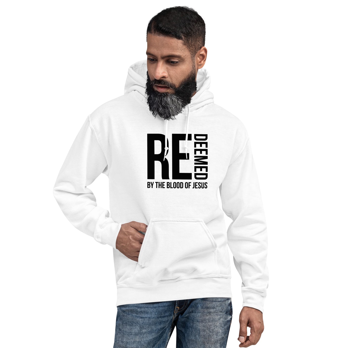 Redeemed By The Blood Of Jesus Men's Hoodie