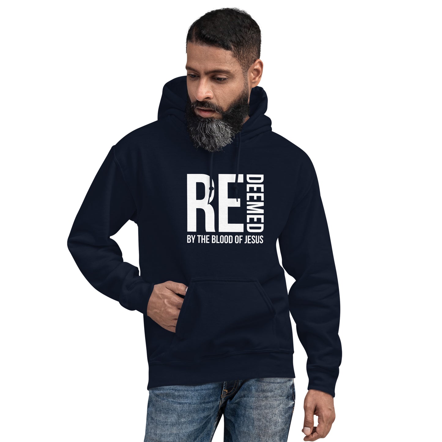 Redeemed By The Blood Of Jesus Men's Hoodie